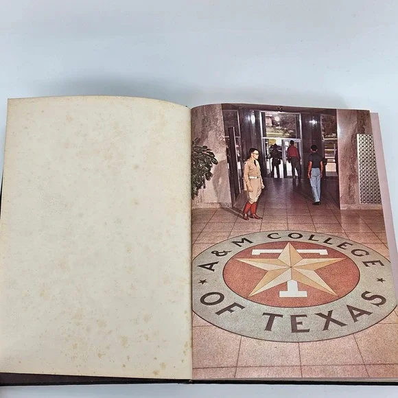 Aggieland Aggies 1955 Vintage Texas A&M University College Yearbook Table Decor - Picture 9 of 12